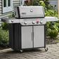 Weber Genesis S-335 Liquid Propane Gas Grill in Stainless Steel, , large