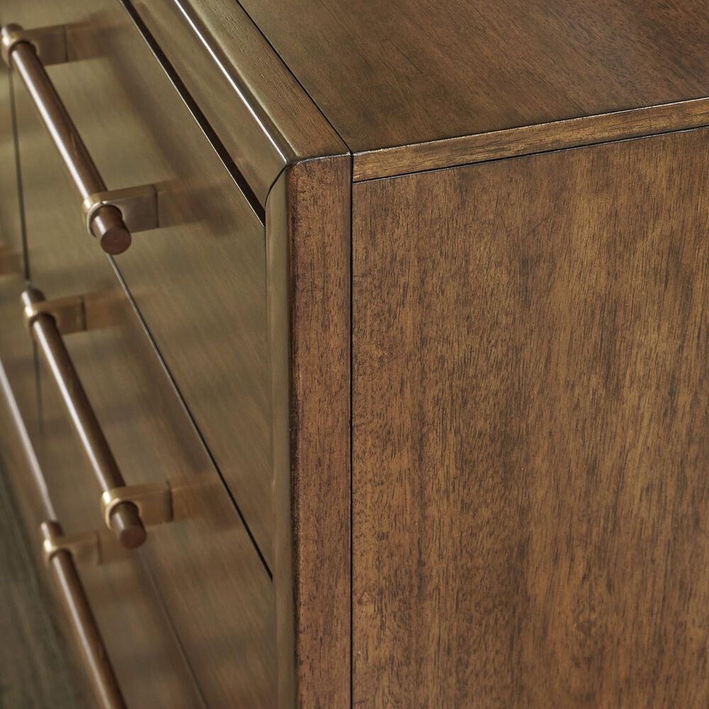 Ashley Lyncott 6-Drawer Dresser Only in Brown, , large
