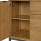 Hawthorne Furniture Newport 6-Drawer Gentleman"s Chest in Natural Oak, , large