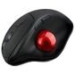 Adesso Wireless Programmable Ergonomic Trackball Mouse in Black, , large