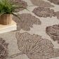 Nourison Garden Oasis Natural 5" x 7" Indoor/Outdoor Area Rug, , large