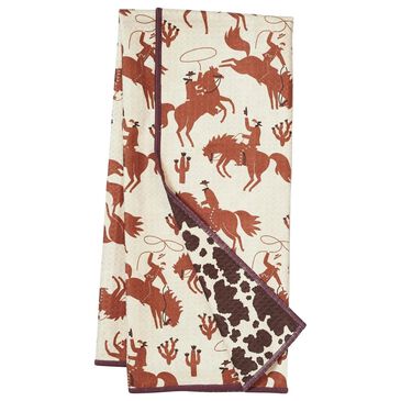 Once Again Home Rodeo Anywhere Reversible Towel in Coffee, , large