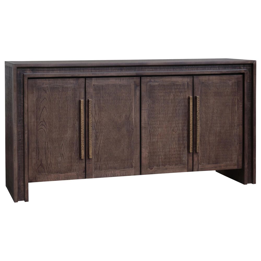 Heirloom Home Maddux 4-Door Console in Winston Brown and Hammered Bronze, , large