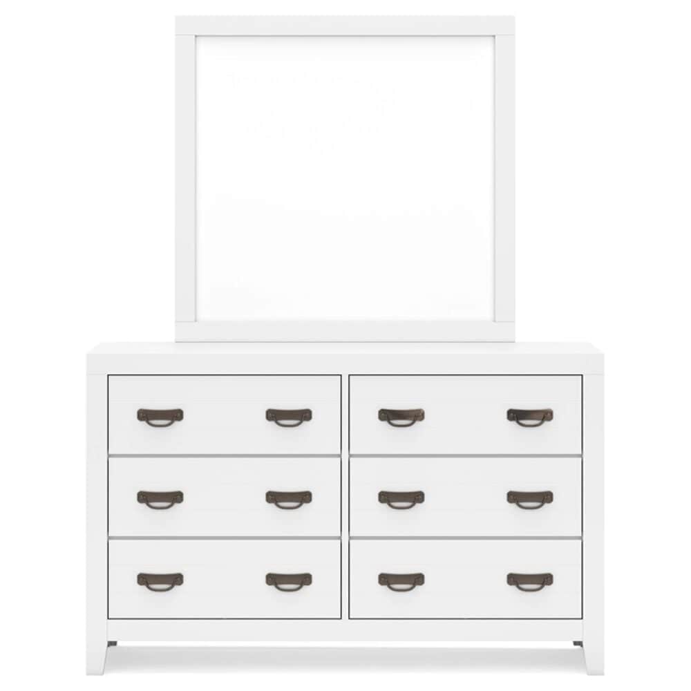 Ashley Binterglen Dresser And Mirror in White, , large