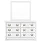 Ashley Binterglen Dresser And Mirror in White, , large