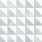 Dal-Tile Gamma Mystic Blend 12"" X 12"" TRIANGLE Natural Stone Mosaic Sheet, , large