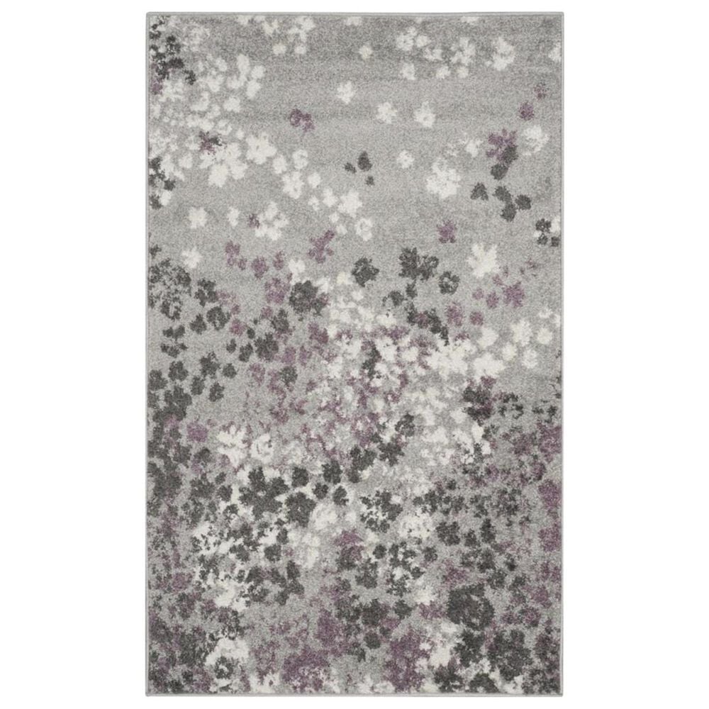 Safavieh Adirondack ADR115M 4' x 6' Light Grey and Purple Area Rug, , large