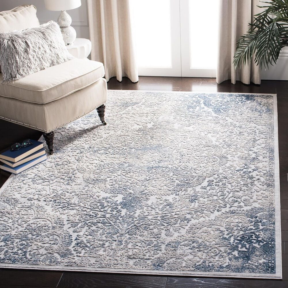 Safavieh Invista 4&#39; x 6&#39; Grey and Blue Area Rug, , large