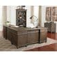 Wycliff Bay Carson Open Bookcase in Weathered Dove, , large
