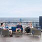 CorLiving Parksville 8-Piece Patio Sectional Set in Blended Grey/Oxford Blue, , large