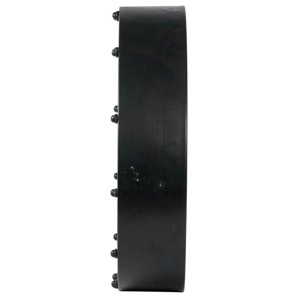 A&amp;B Home Roman Numeral Gear Wall Clock in Black, , large