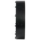 A&B Home Roman Numeral Gear Wall Clock in Black, , large