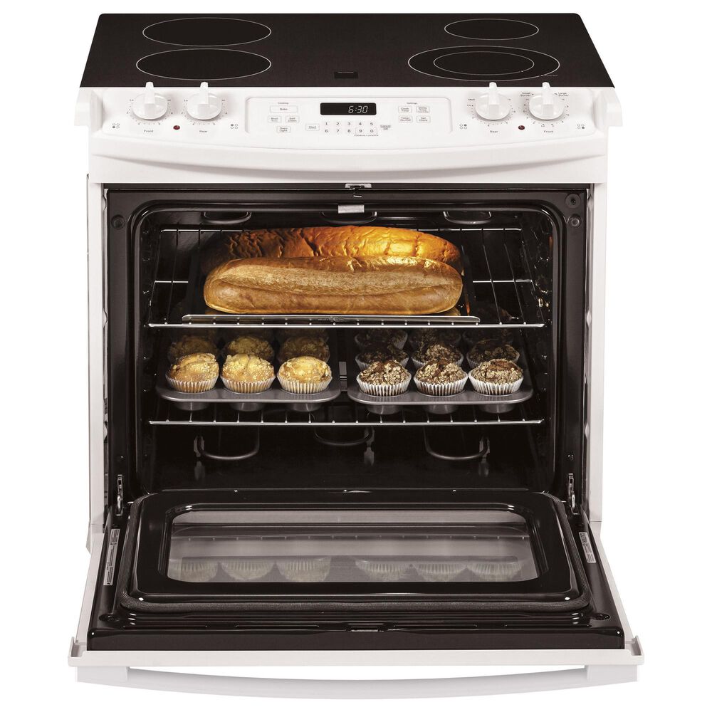 GE Appliances 30&quot; Drop-In Electric Range with Self-Cleaning Oven in White, , large