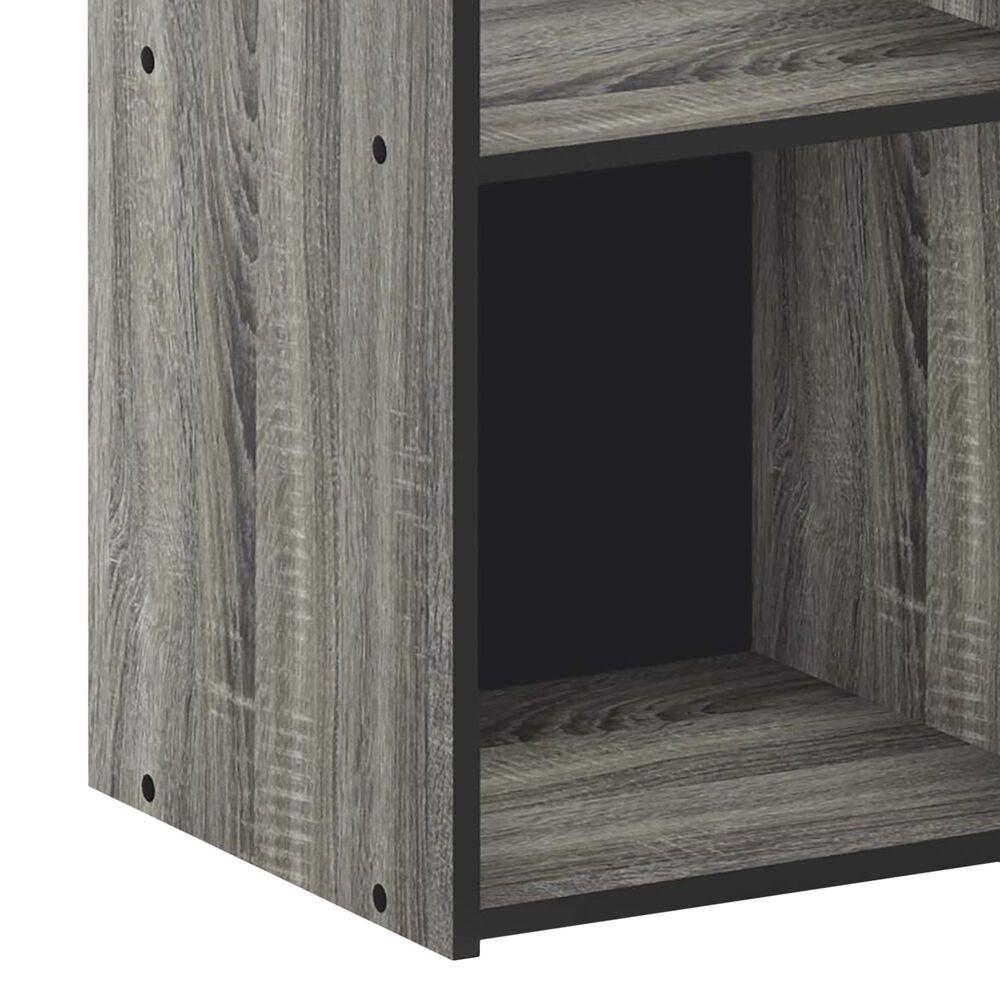 HOMLUX 2-Cube Open Shelf Bookshelf in French Oak, , large