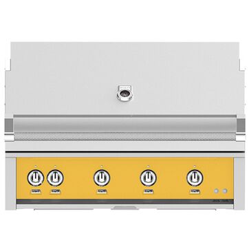 Hestan 42" Built-In Natural Gas Grill in Sol Yellow, , large