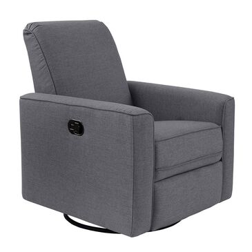Eastern Shore Aspen Manual Reclining Swivel Glider in Stone, , large