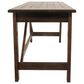 Ashley Baldridge Large Leg Desk in Rustic Brown, , large