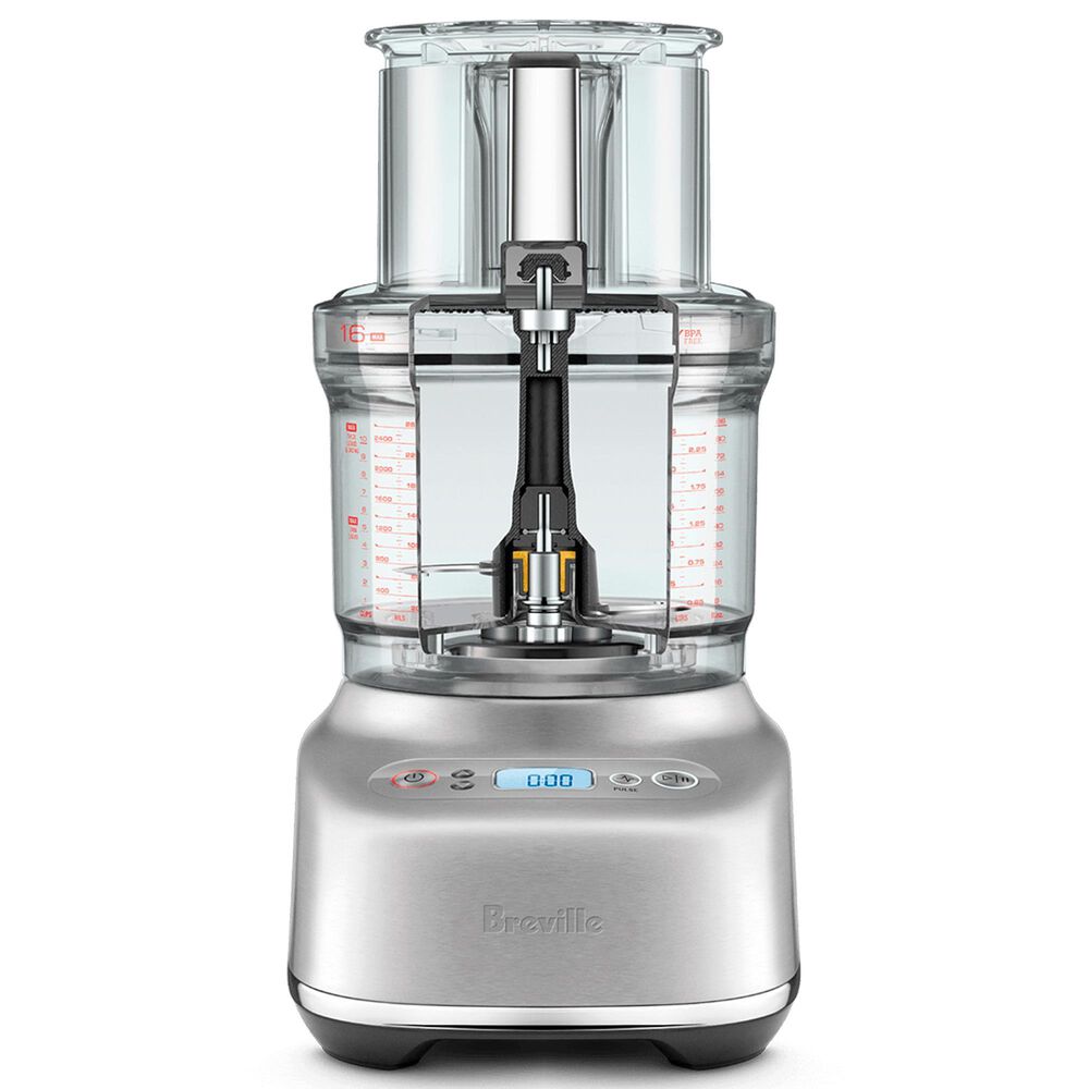 Keystone Paradice 16-Cup Food Processor in Brushed Stainless Steel, , large