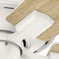 Hunter Crestfield Low Profile 52" Ceiling Fan with LED Lights in Fresh White, , large
