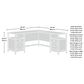 Sauder Cottage Road 2-Piece L-Shaped Desk with Hutch in White, , large