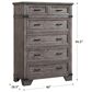 Hawthorne Furniture Forge 6 Drawer Standard Chest in Pewter, , large