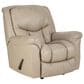 HomeStretch Jester Banded Manual Rocker Recliner in Mushroom, , large
