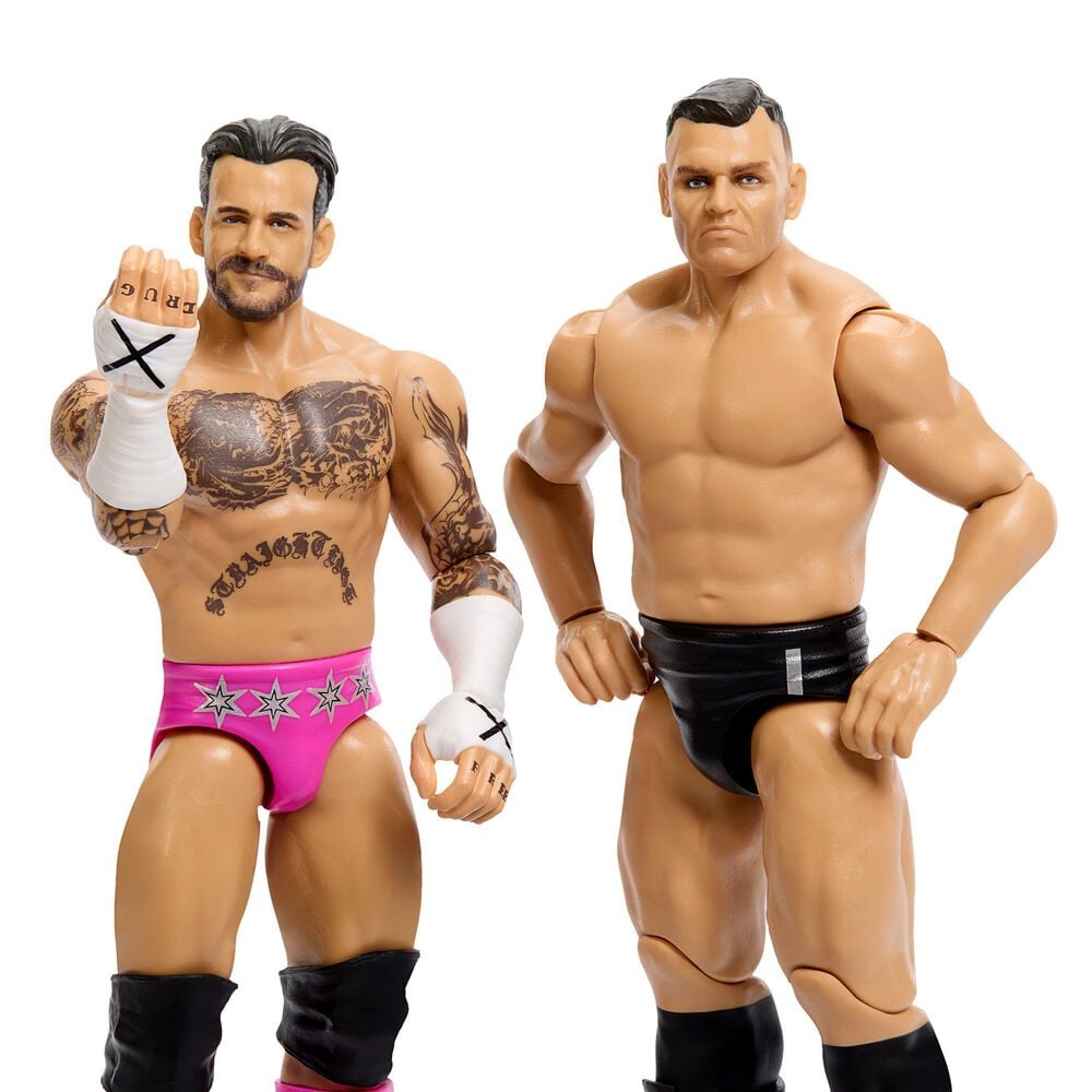 WWE 2-Pack Main Event Showdown Series 28 CM Punk and Gunther Action Figures, , large