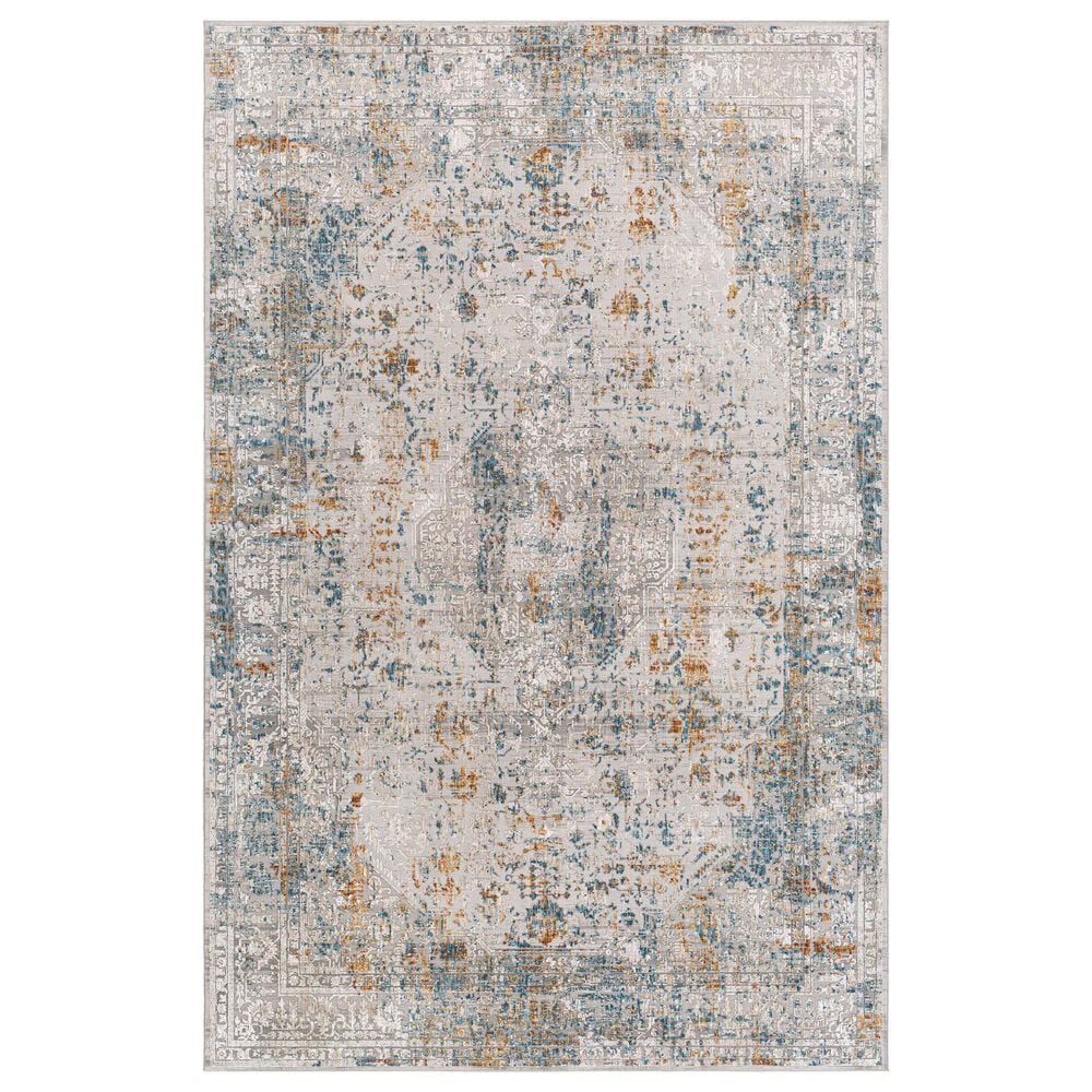 Surya Carmel 10" x 14" Medium Gray and Taupe Area Rug, , large