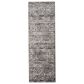 Feizy Kano 3871F 2"7" x 8" Charcoal and Ivory Runner, , large