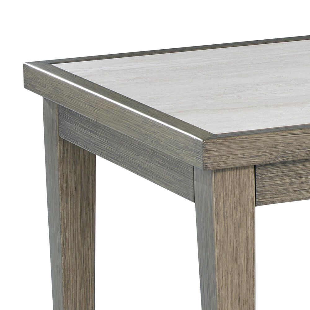 Ashley Rainier Ranch Patio Rectangular Cocktail Table in Brown and Beige, , large
