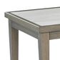 Ashley Rainier Ranch Patio Rectangular Cocktail Table in Brown and Beige, , large