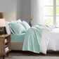 Hampton Park Madison Park 4-Piece Luxurious Brushed Microfiber Deep Pocket Queen Sheet Set in Seafoam, , large