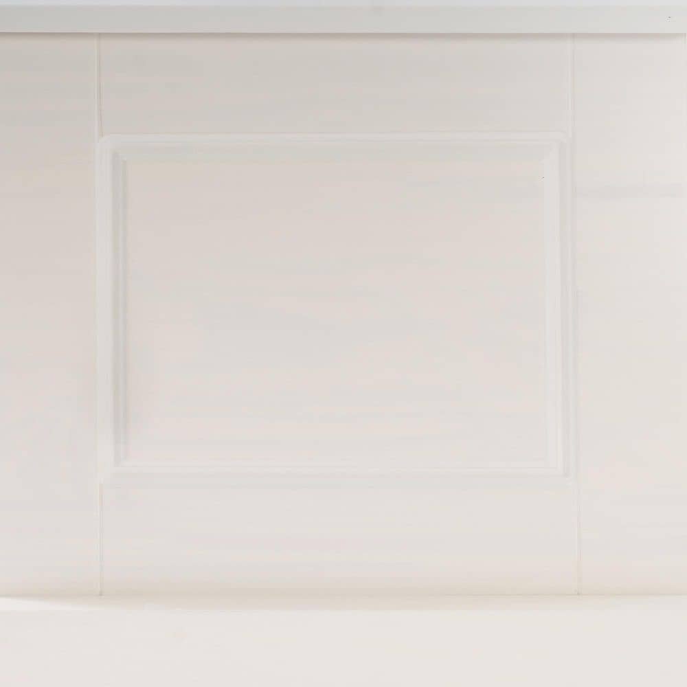 Linon Home Decor Tobin Backless Nook in White, , large