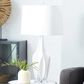 Maple and Jade 7" x 28" Table Lamp in White (Set of 2), , large