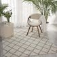 Nourison Brisbane BRI08 8"2" x 10" Cream Area Rug, , large