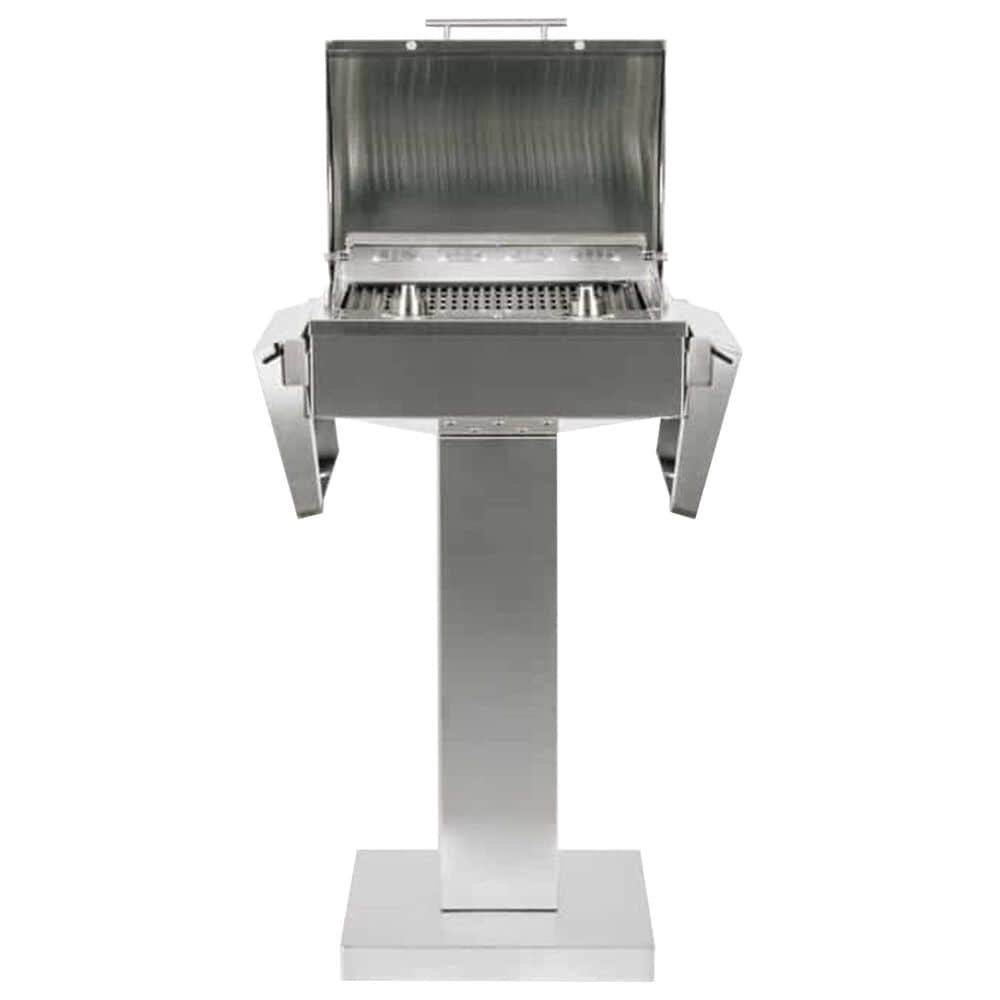 Coyote Outdoor Electric Grill with Pedestal Stand in Stainless Steel, , large
