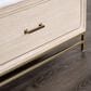 Furniture of America Sandnes Queen Platform Bed in Light Oak and Bronze, , large
