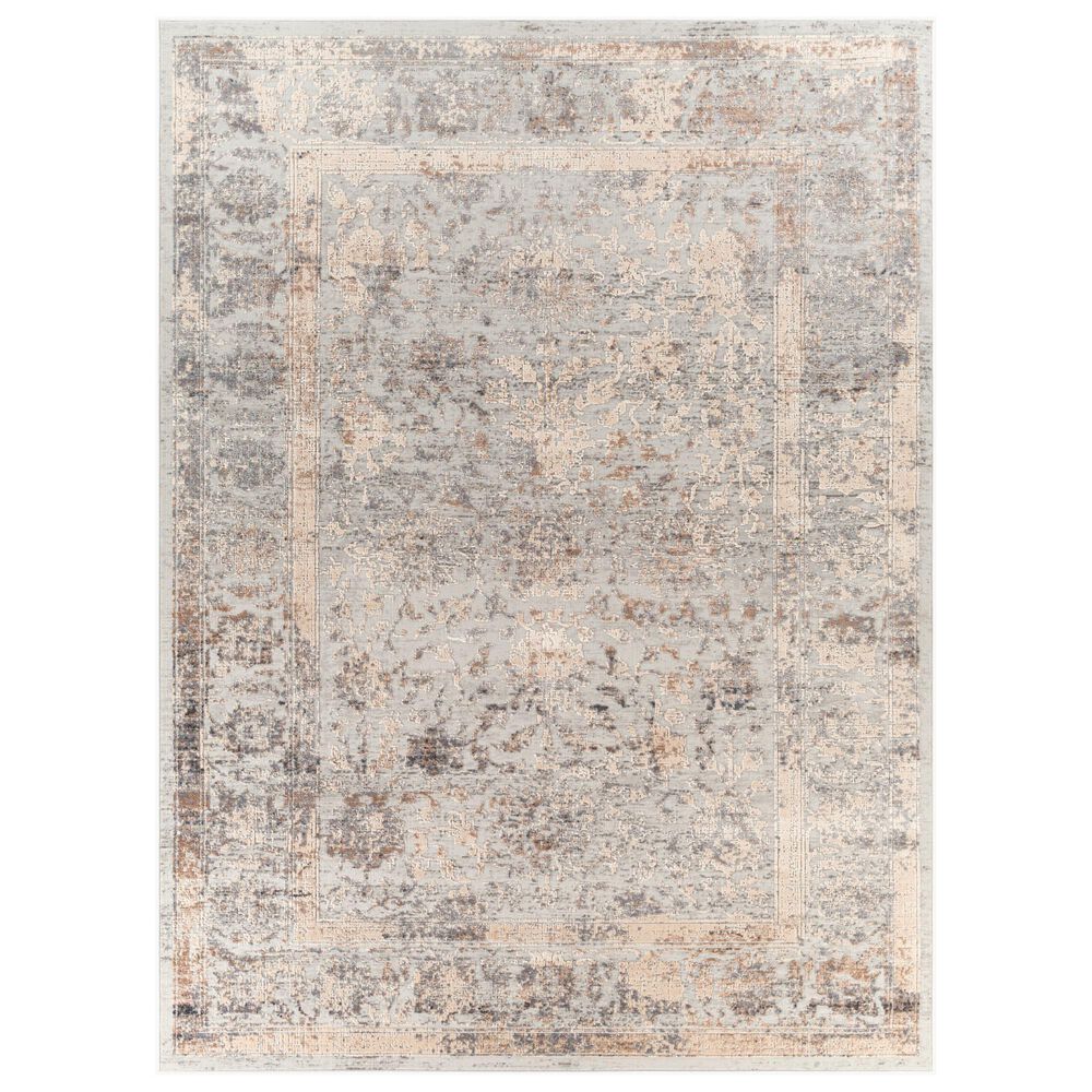Surya Alpine ALP-2307 2" x 2"11" Light Gray, Taupe, Medium Brown, Gray and Charcoal Area Rug, , large
