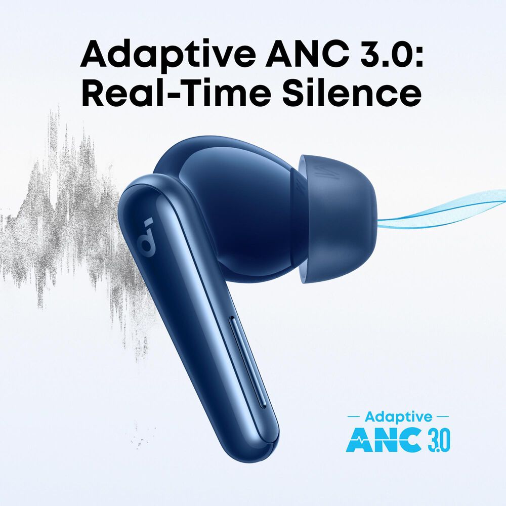 Anker Liberty 5 Noise-Cancelling Earbuds with Dolby Audio in Navy Blue, , large
