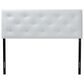 Baxton Studio Baltimore Queen Upholstered Panel Headboard in White, , large