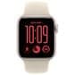 Apple Watch SE 3 (GPS) 40mm Starlight Aluminum Case with Sand Sport Band - M/L and 2-Year AppleCare+, , large
