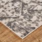Feizy Kano 3876F 2"7" x 8" Charcoal and Ivory Runner, , large