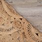 L&R Resources Natural Jute 4" Scalloped Natural Area Rug, , large