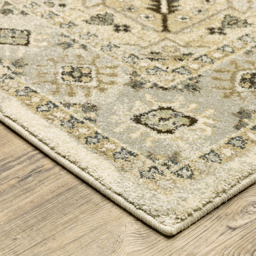 Oriental Weavers Florence Athens 4332X 2&#39;3&quot; x 7&#39;6&quot; Beige Runner, , large