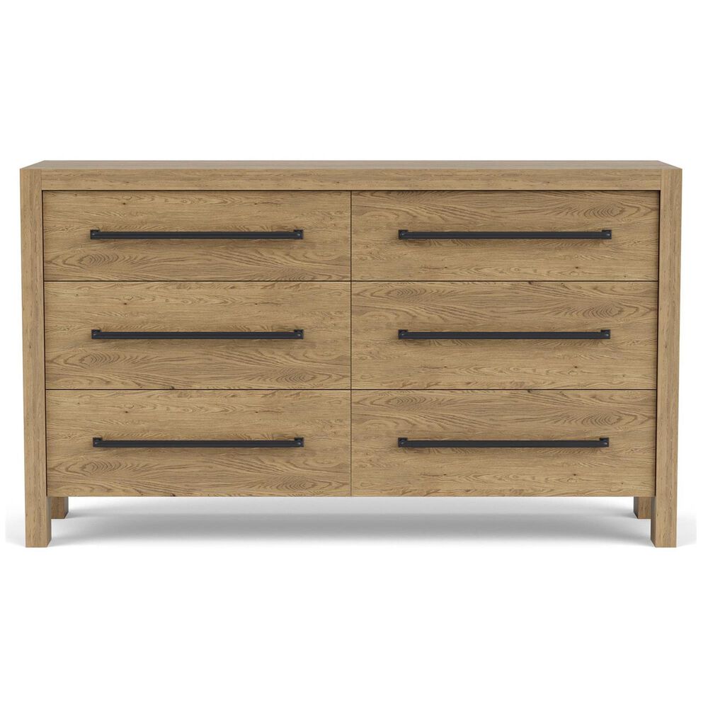 Shannon Hills Davie 5-Piece King Upholstered Bedroom Set in Pale Oak, , large