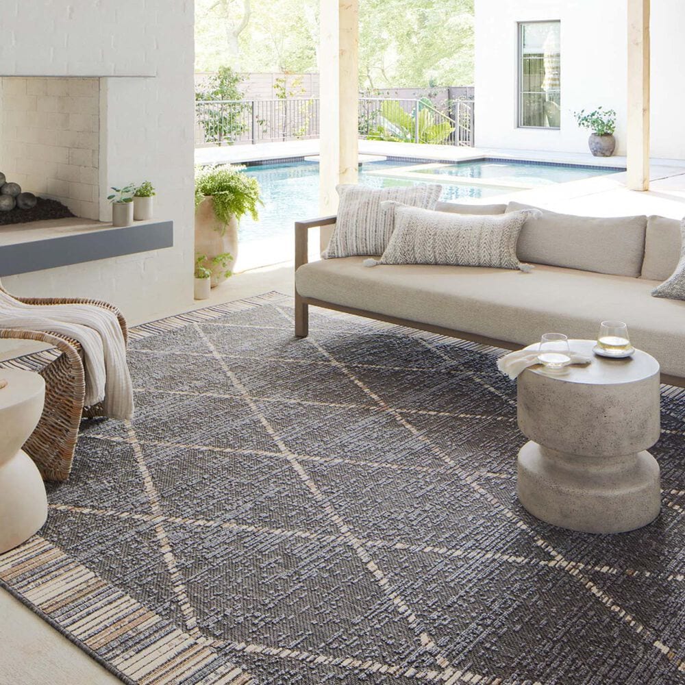 Loloi II Rainier 9&#39;2&quot; x 12&#39;2&quot; Slate and Multicolor Area Rug, , large