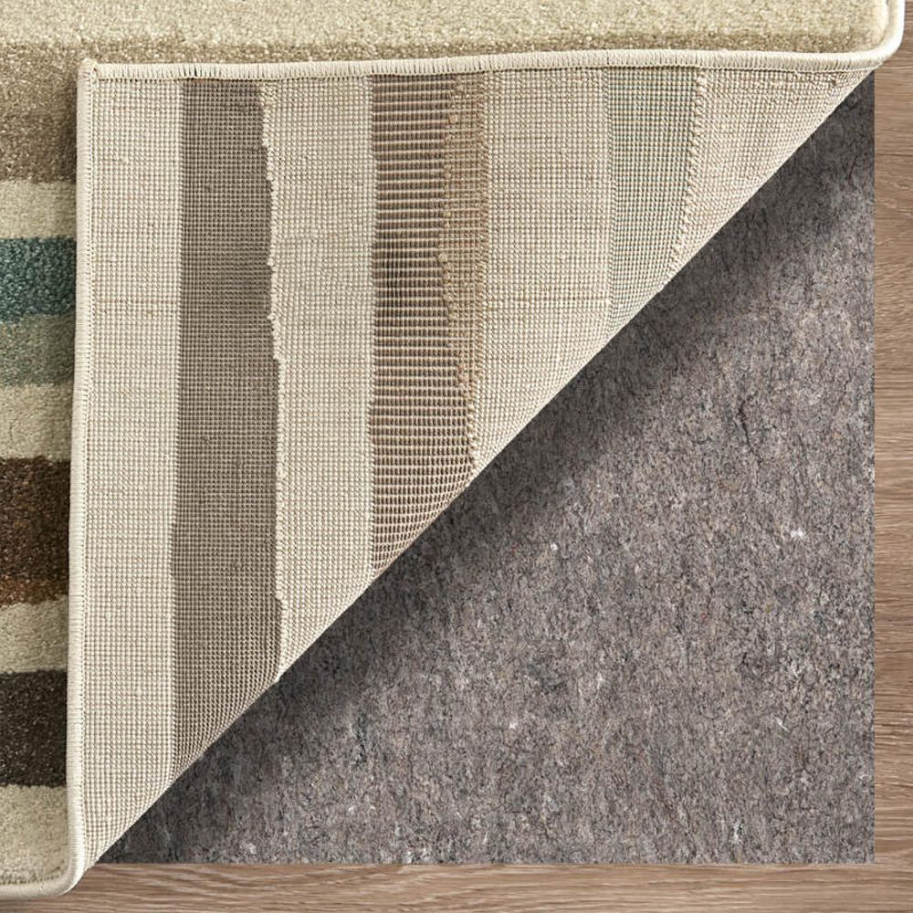 Feizy Eden Striped Ivory and Multicolor 2&#39;6&quot; x 7&#39;3&quot; Runner, , large