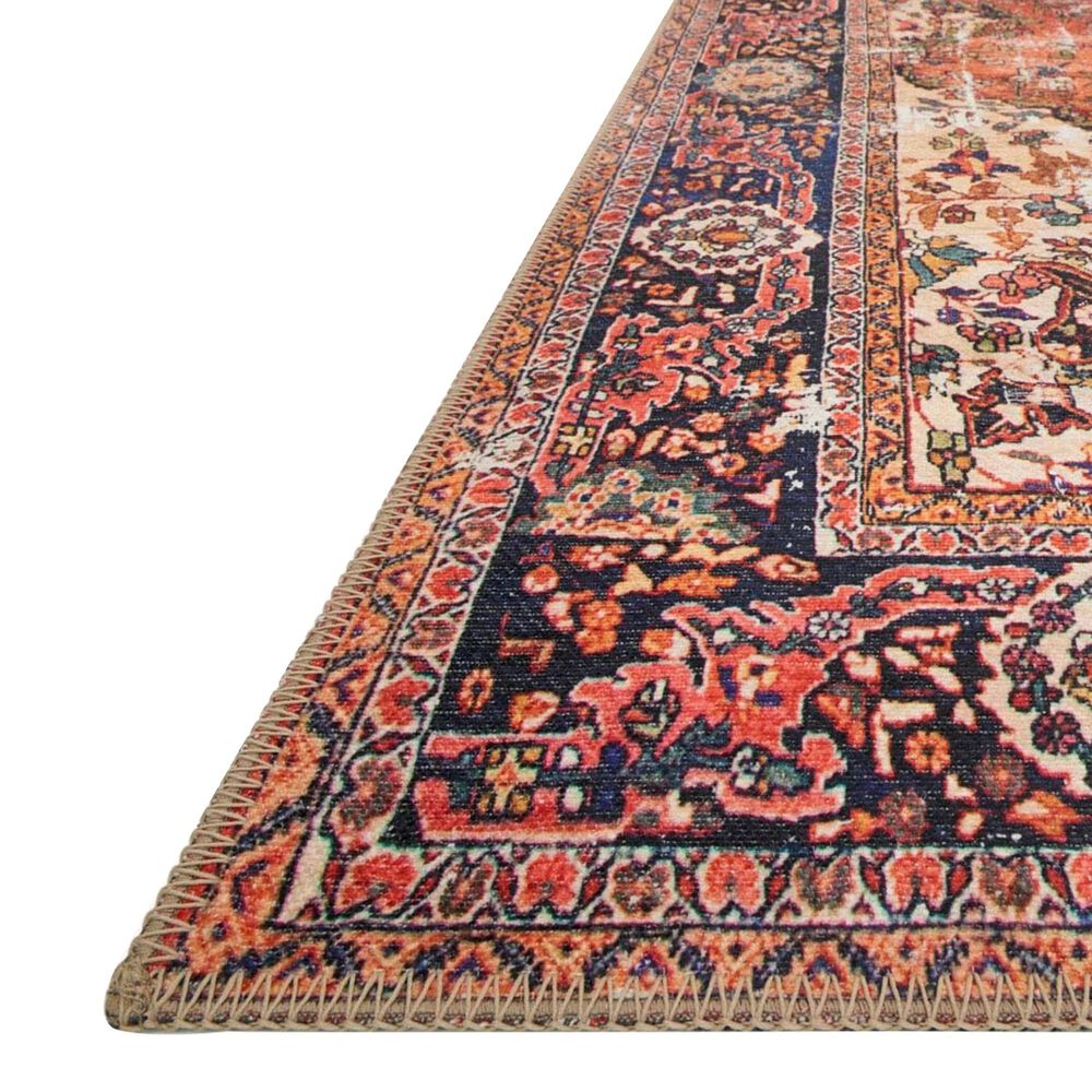 Loloi Loren LQ-07 7&#39;6&quot; x 9&#39;6&quot; Red and Navy Area Rug, , large