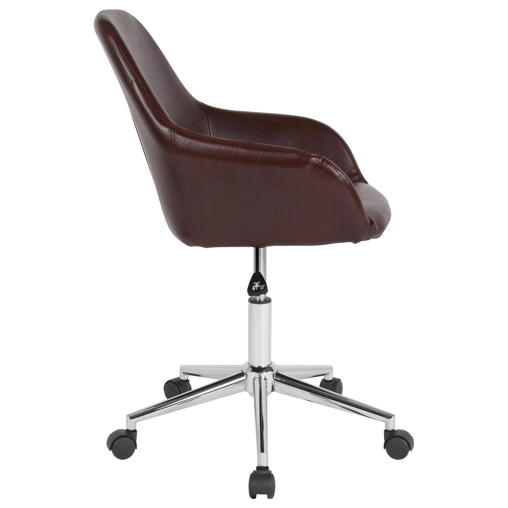 Flash Furniture Cortana Office Chair in Brown, , large