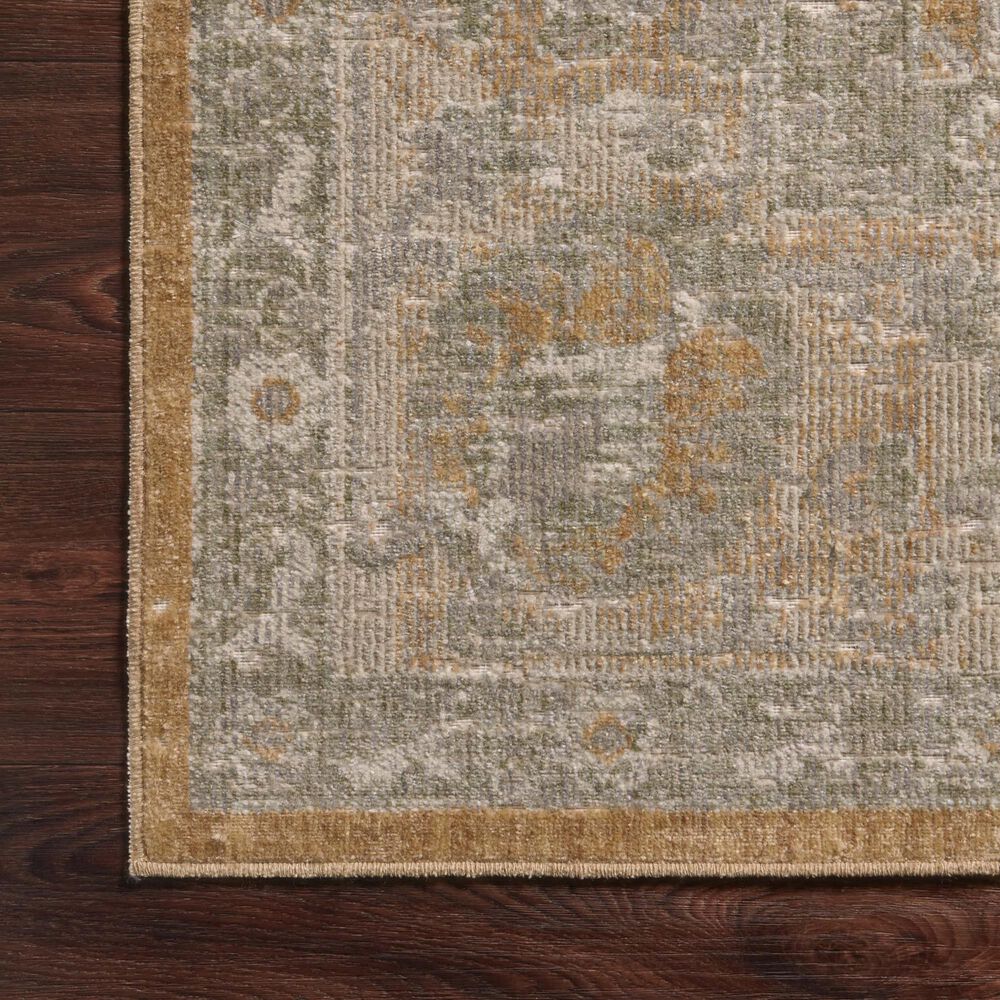 Chris Loves Julia x Loloi Rosemarie 2&#39;7&quot; x 4&#39; Gold and Sand Area Rug, , large